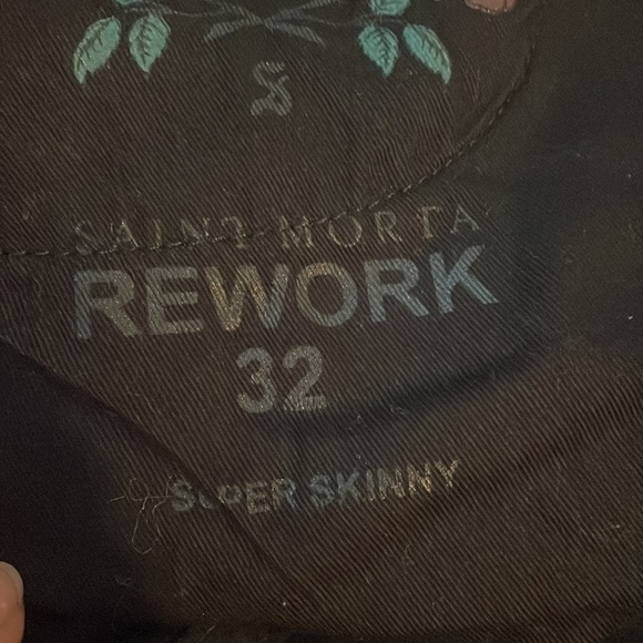 Saint Morta Rework Distressed Skinny Jeans - Picture 6 of 14